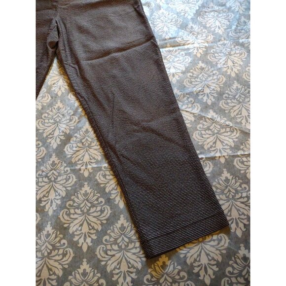 Versona Black & Tan Comfort Stretch Pants Womens Size 16 - Picture 3 of 6